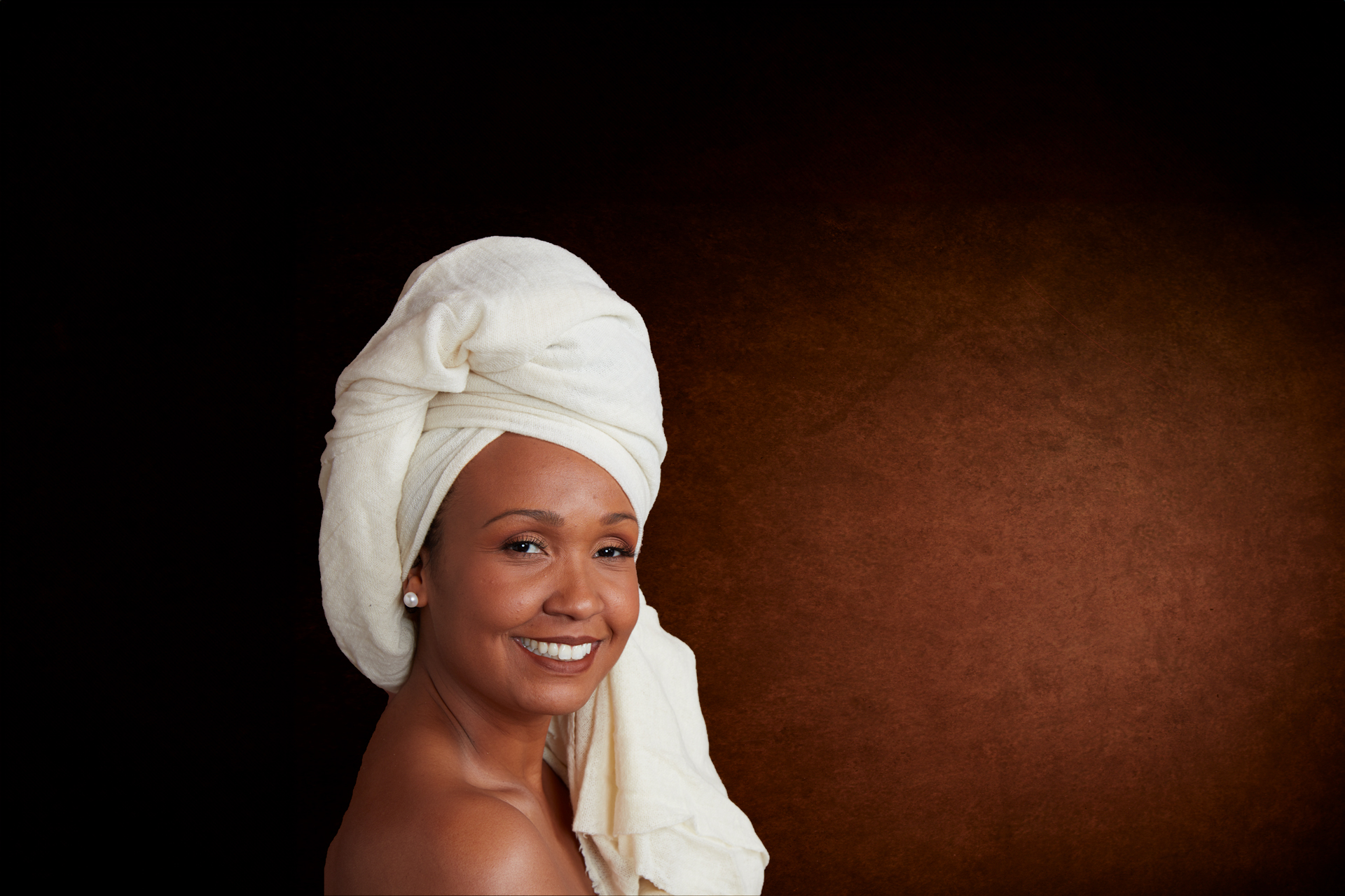 Portrait einer Frau mit Turban