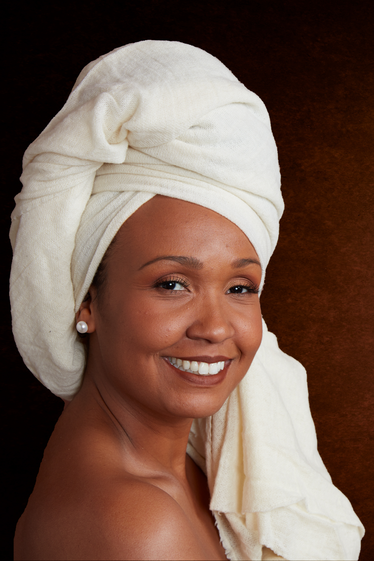 Frau mit Turban