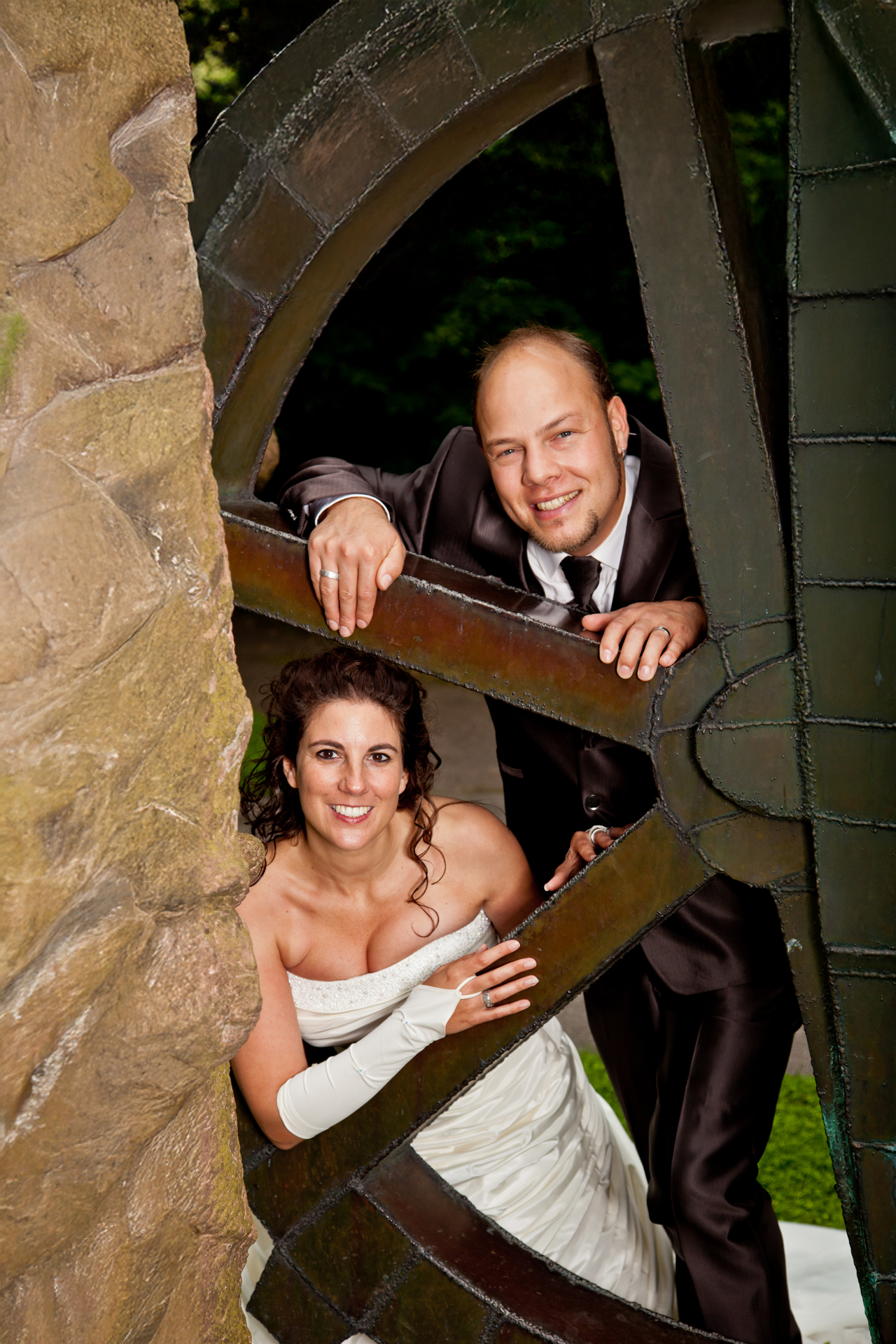 Hochzeitpaar beim Shooting